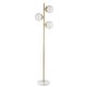 preview thumbnail 2 of 7, INK+IVY Holloway Gold 62-inch Floor Lamp with Round Shade