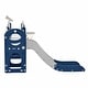 preview thumbnail 17 of 42, Versatile 9-in-1 Kids Slide Playset: Spaceship Design with Slide, Tunnel, Ring Toss, Whiteboard, and Basketball Hoop