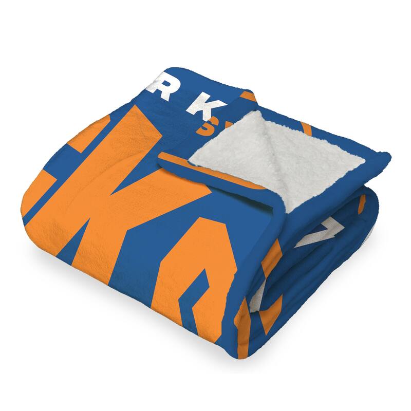 NBA High Block Silk Touch Sherpa Throw Blanket