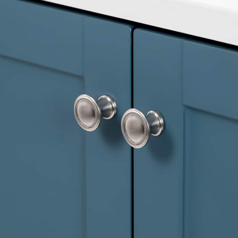 Spring Mill Cabinets Emlyn 60.5" Double Bathroom Vanity With Drawers and White Sink Top