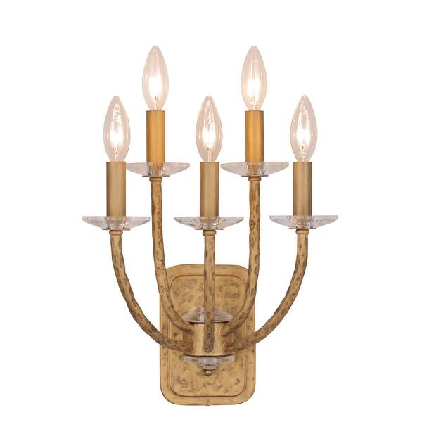 slide 2 of 10, Minka Lavery 5285 Atella 5 Light 14" Tall Wall Sconce