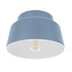 preview thumbnail 3 of 10, Hunter Cranbrook 1-Light Flush Mount Ceiling Light - Bathroom, Office, Hall, Kitchen - Mid-Century Modern - Damp Rated!