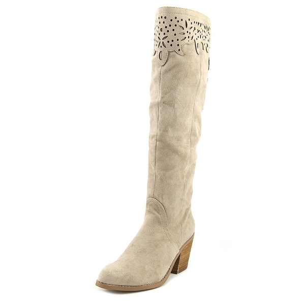 Not Rated Maddie Women Round Toe Canvas Knee High Boot