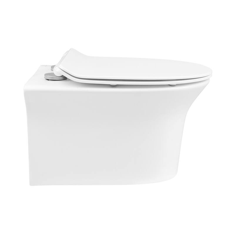 Vincennes Wall-Hung Elongated Toilet Bowl - 20.45" x 14.3" 13.6"