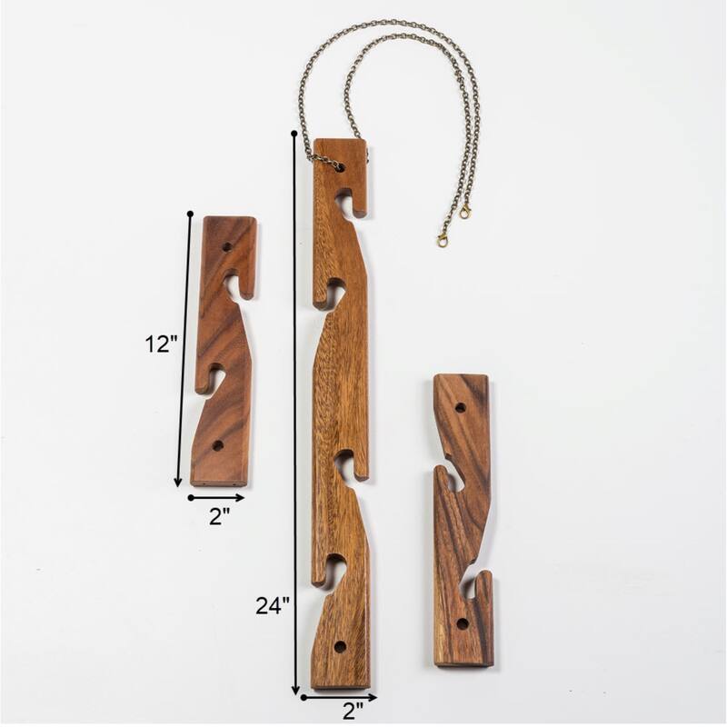 6 Pot Hanging Plant Holder - 3 piece set