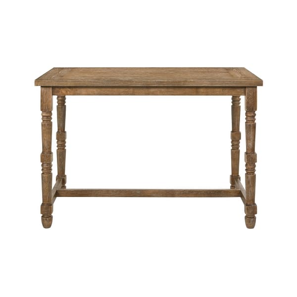 ACME Farsiris Counter Height Table in Weathered Oak