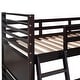 preview thumbnail 20 of 18, Elegant Twin over Twin Wood Bunk Bed with Built-in Ladder and 2 Drawers, Maximized Space, Solid Construction, Espresso