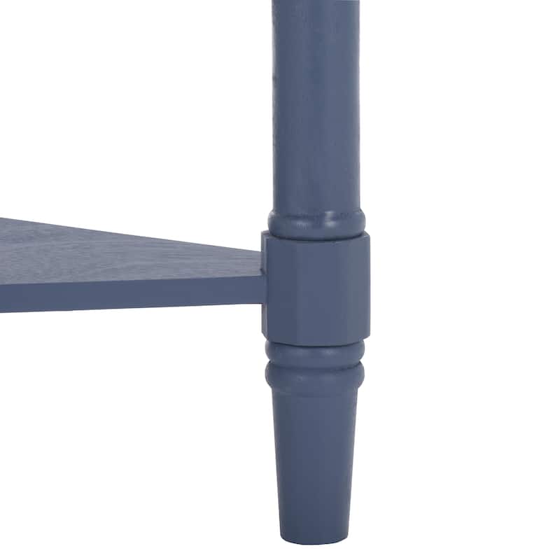 SAFAVIEH Calla Grey Corner Table - 33.9" x 17.3" x 28" - 34"W x 17"D x 28"H