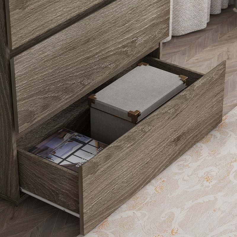 Premium Space Saving 3-Drawer Wooden Chest by Kerrogee