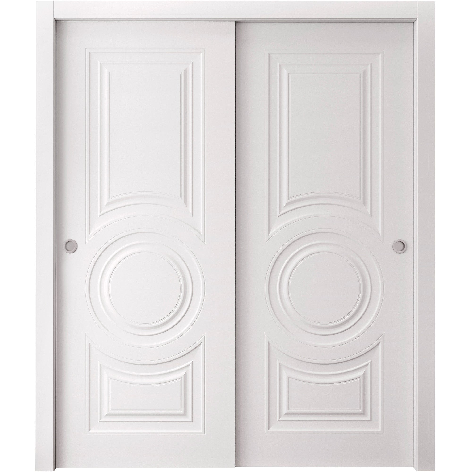 SartoDoors Basic 9801 | Bedroom Door Interior Door | Solid Wood | Hardware Set | 36x80, White Bathroom Door Pantry Door