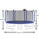 preview thumbnail 1 of 7, 14FT Trampoline with Basketball Hoop, ASTM Approved Reinforced Type Outdoor Trampoline with Enclosure Net N/A