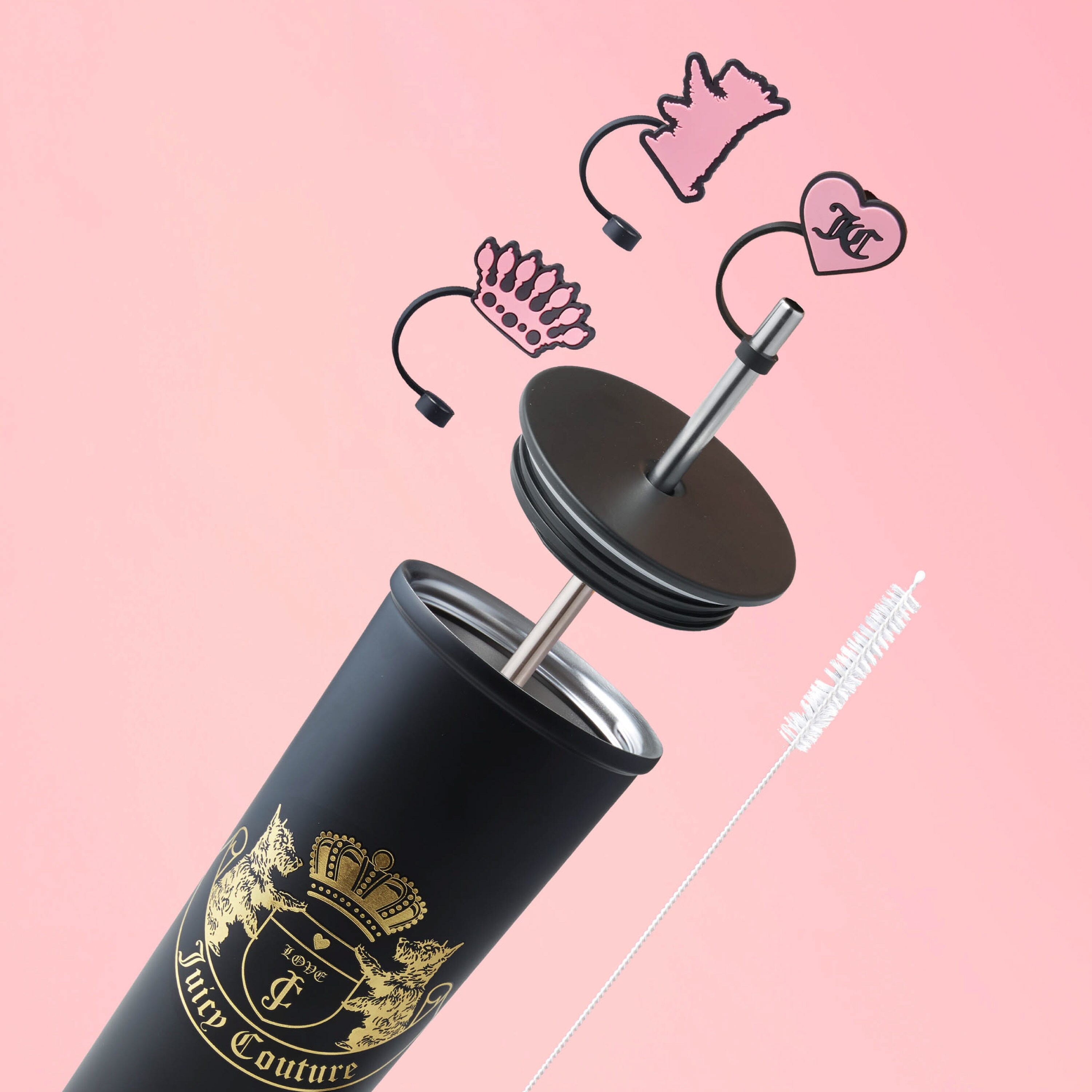 Juicy Couture Hydration Stainless Steel Couture Cup 6-Piece Set