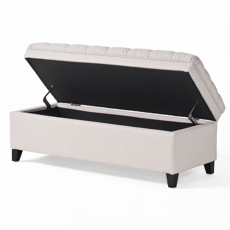 Hastings Tufted Storage Ottoman Bench by Christopher Knight Home