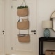 preview thumbnail 3 of 12, Over the Door 3-tier Basket Hanging Storage Basket Organizer