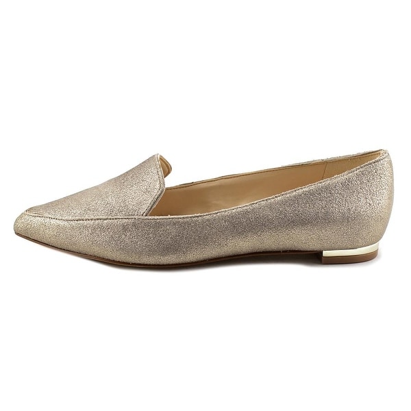 nine west metallic flats