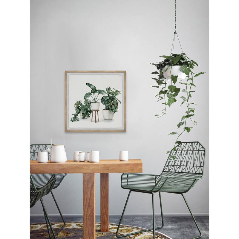 Indoor Blooming Garden Framed Wall Art, Floral Delight - A Blooming Accent for Your Living Space