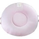 preview thumbnail 9 of 13, Serenity Light Gray Floor Cushion Light Pink & White