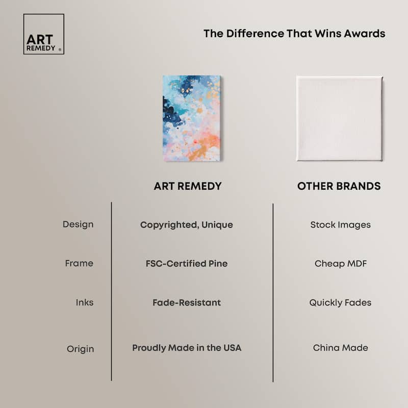 Vibrant Vortex Canvas by Art Remedy, Gallery Wrapped