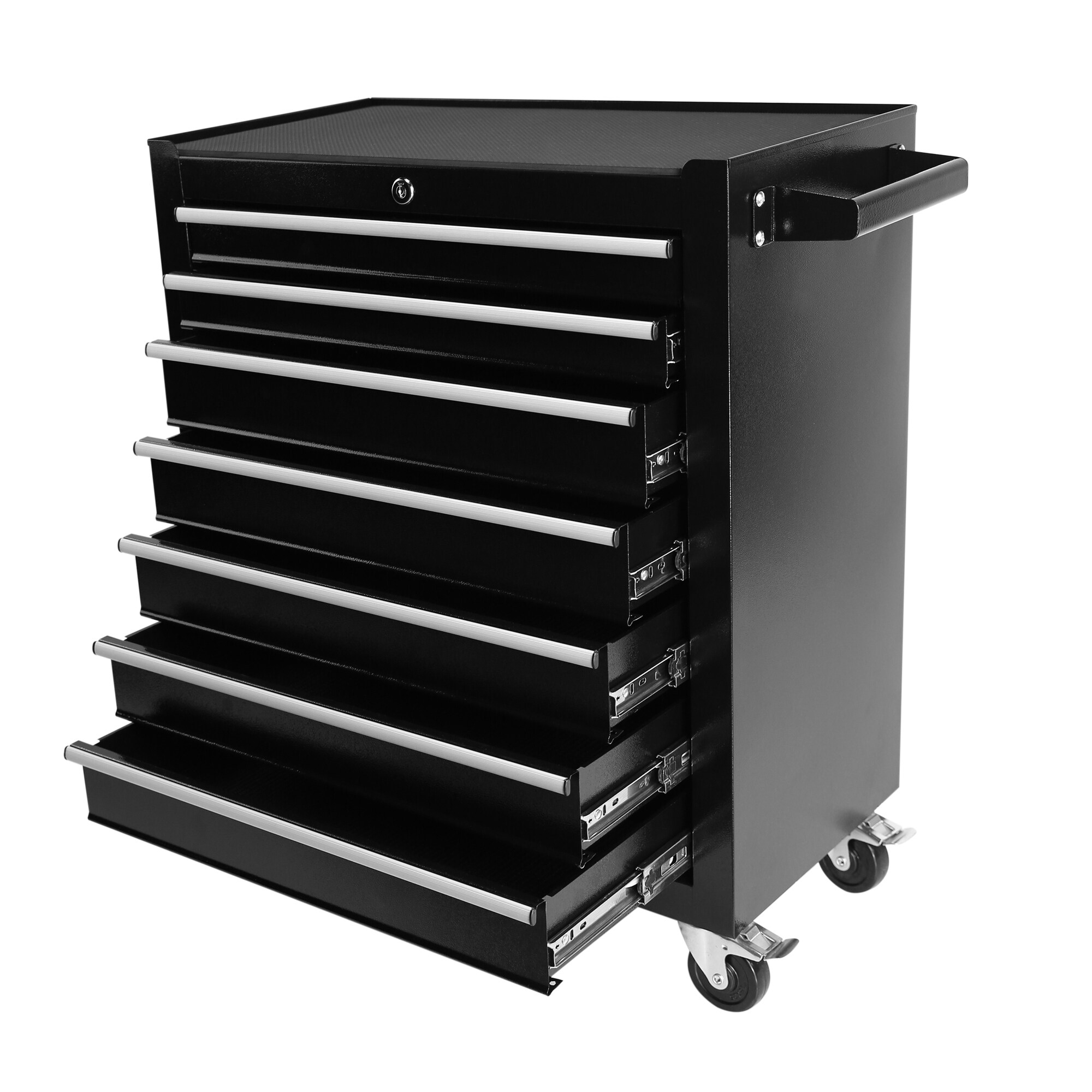 Tool Chest, 7-Drawer Rolling Tool Storage Cabinet with Liner
