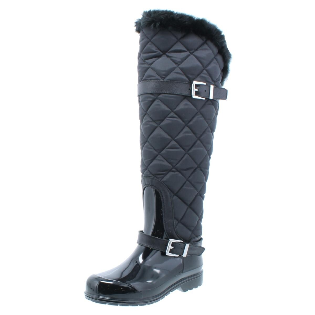 michael kors fur boots
