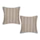 Option Chambray Stripe, Brown