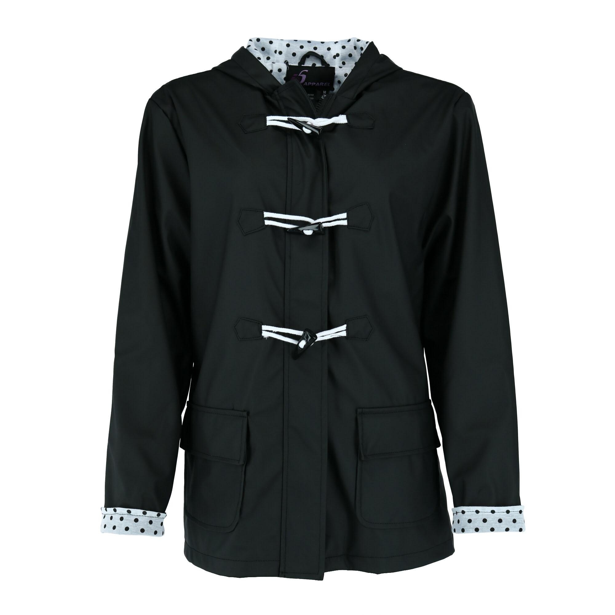 women's long rain slicker