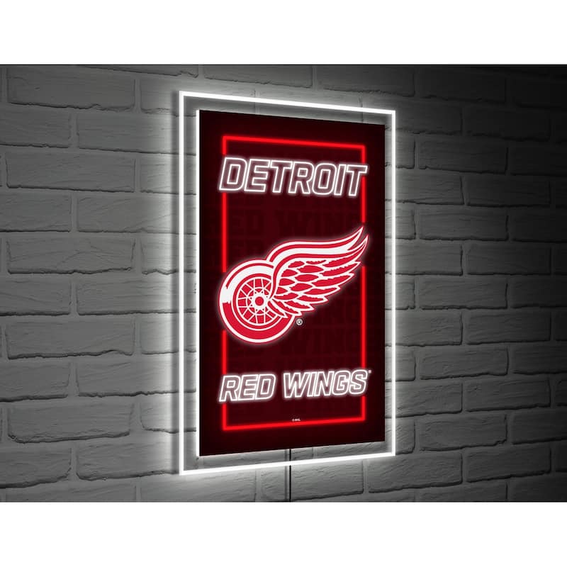 Detroit Red Wings LED Lighted Sign