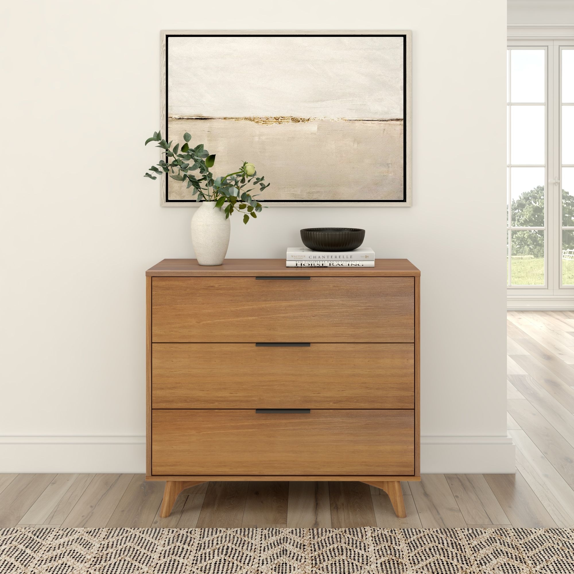 Haven 3-drawer Wood Dresser with Pull Handles