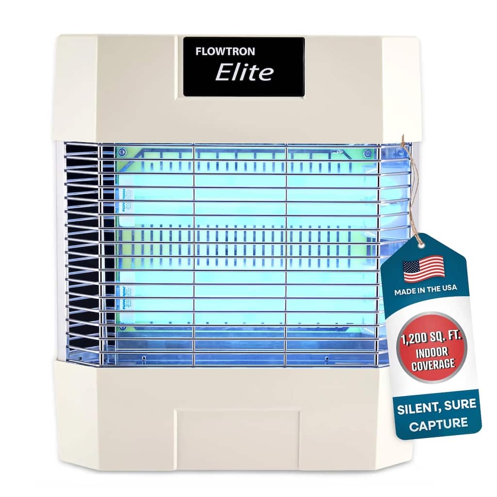 Flowtron Indoor Bug Zapper Electric Fly Killer 80W UV Light Sticky Trap 1200 Sq Ft UL Certified