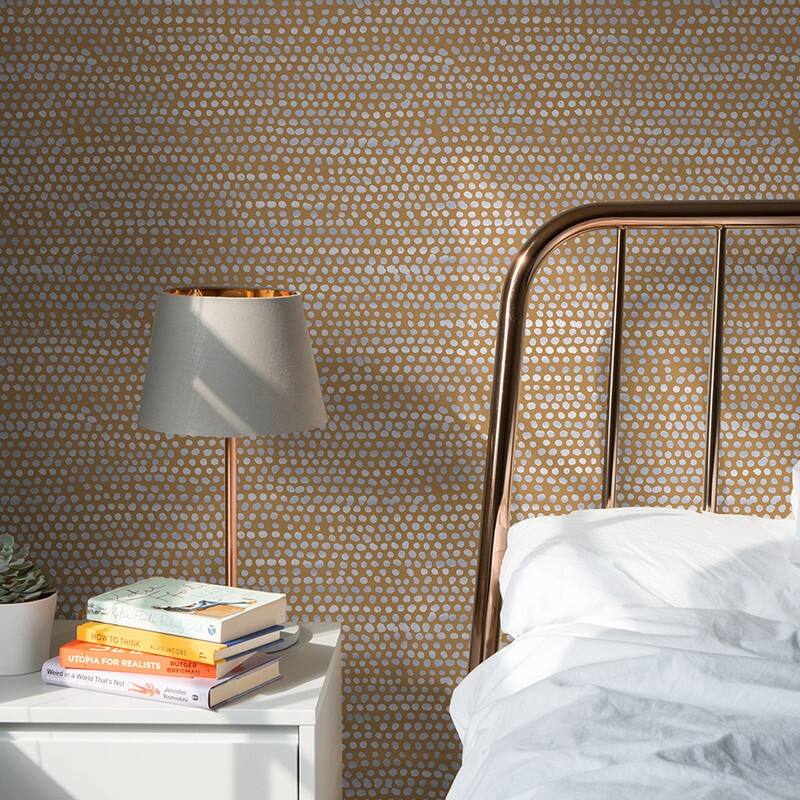 Moire Dots Removable Peel and Stick Wallpaper