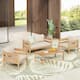 Option Light Teak+Beige Cushion