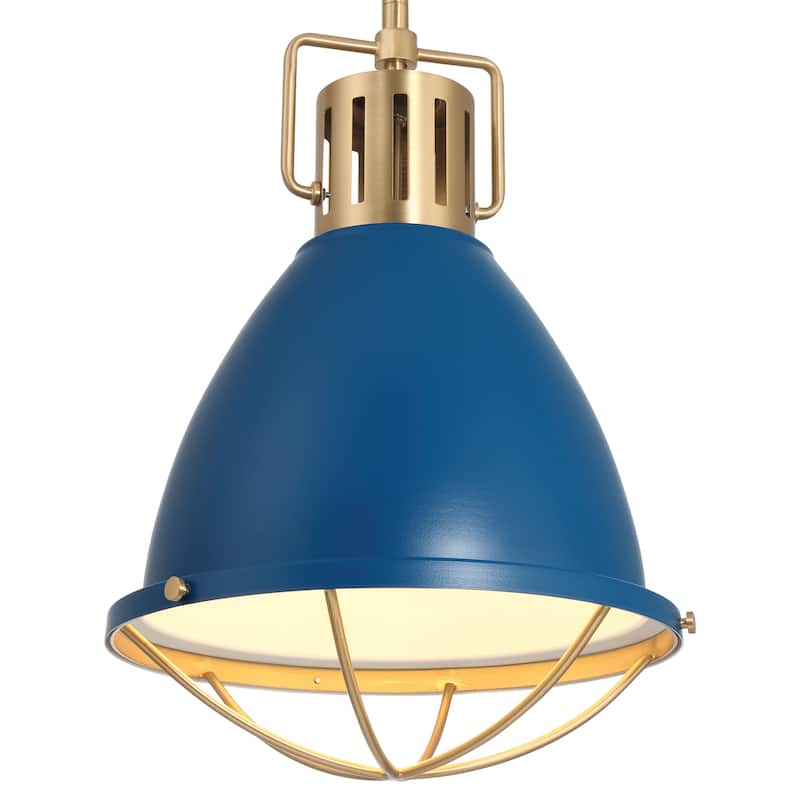 Kent Caged Metal Ceiling Light - 12.7"L x 12.7"W x 17.3"H