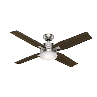 Hunter 50" Mercado Ceiling Fan with LED Light Kit and Handheld Remote
