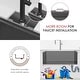 preview thumbnail 10 of 13, STYLISH 33 inch Stainless Steel 16G Workstation Sink Dura-Tek Finish