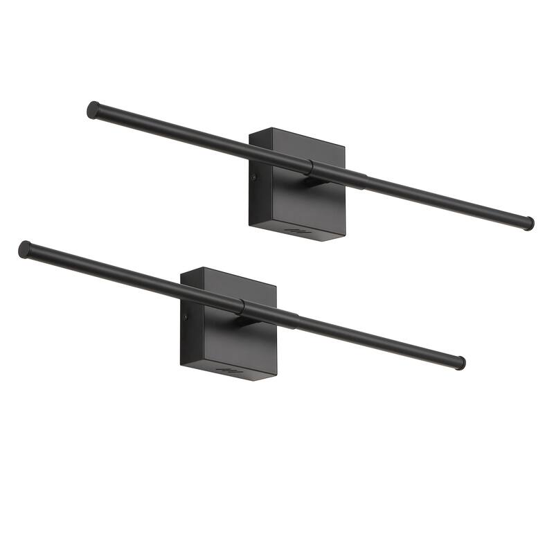 28" Dimmable Integrated LED Metal Wall Sconce, by JONATHAN Y