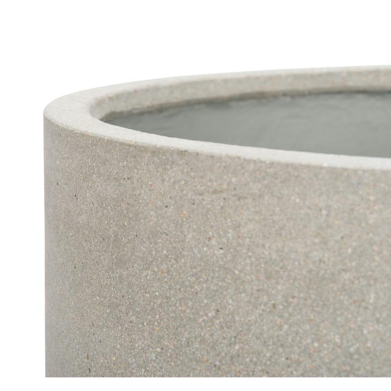 SAFAVIEH Outdoor Savva Concrete Planter - 17"W x 17"D x 19"H