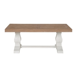 Napa 50" Solid Wood Pedestal Coffee Table