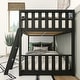 preview thumbnail 8 of 17, Max and Lily Scandinavian Twin over Twin Low Bunk Bed