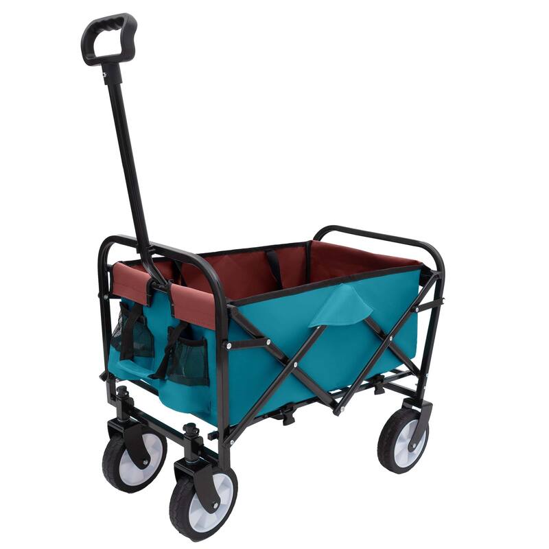 2.1 cu ft. Steel Foldable Wagon Cart