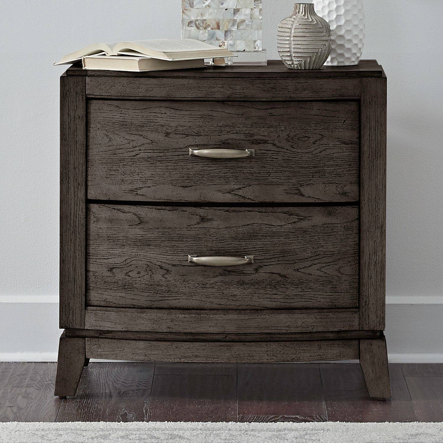 Liberty Furniture Avalon Set of 2 Nightstands with Charging Stations