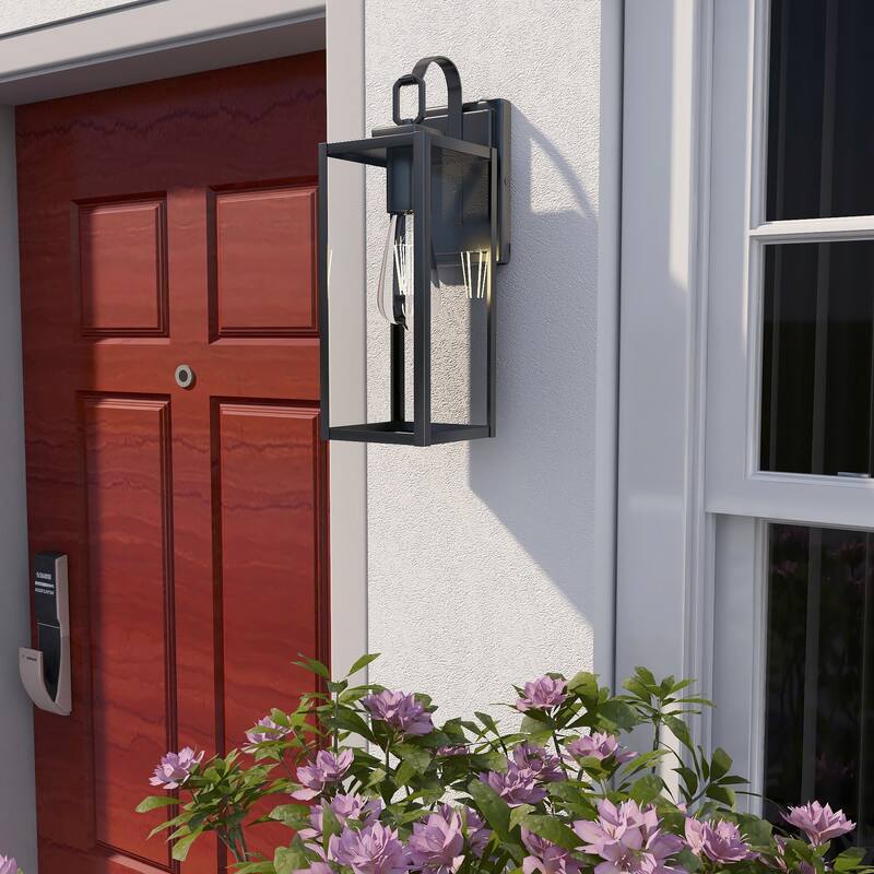 Dusk to Dawn Waterproof Wall Sconce Light Fixture for Porch