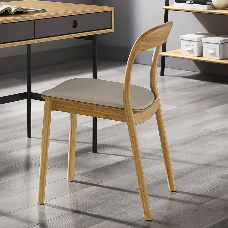 Layla Chair Bamboo Seat, Sand - Cappuccino