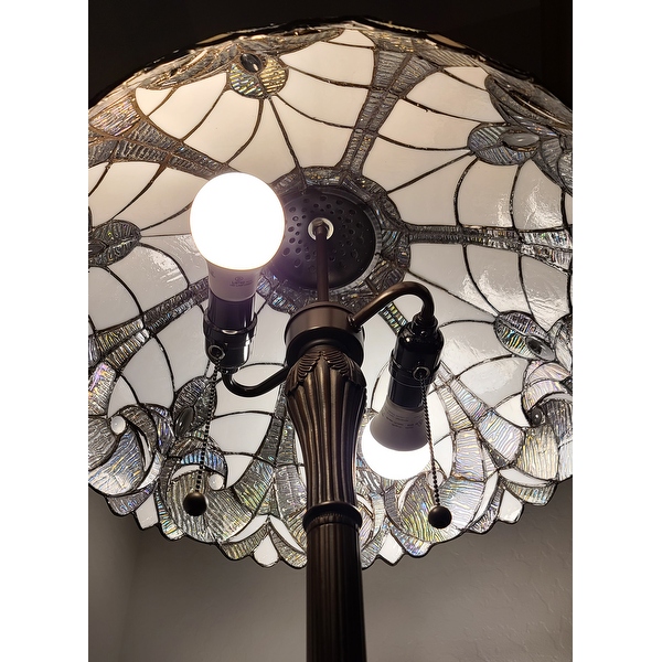 Amora lighting tiffany style reading floor lamp cheap