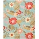 preview thumbnail 10 of 38, SAFAVIEH Handmade Blossom Vertie Modern Floral Wool Rug 11' x 15' - Blue/Multi - Rectangle