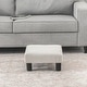 preview thumbnail 49 of 91, Adeco Ottoman Upholstered Fabric Footrest Pet Steps Dog Stair Stool Cream