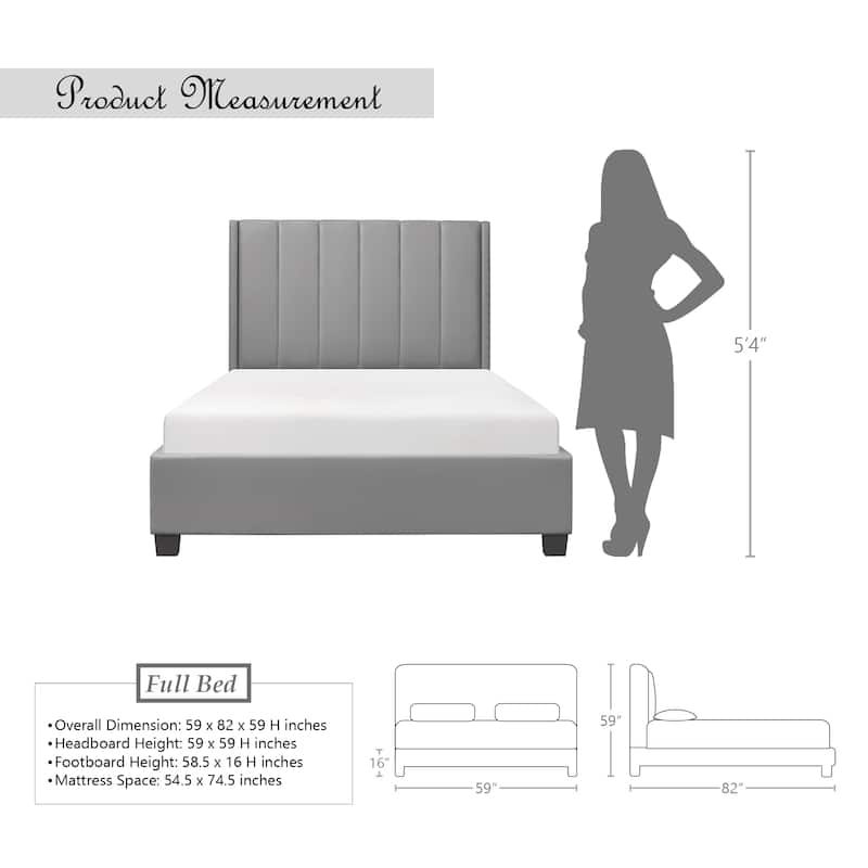 Driscoll Upholstered Platform Bed
