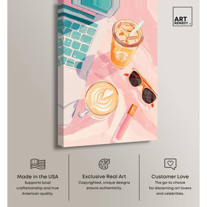 Summer Studies Canvas by Art Remedy, Gallery Wrapped