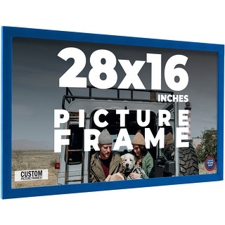 28x16 Frame Gold Solid Wood Picture Frame Width 3 Inches | Interior ...