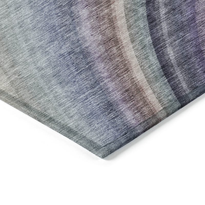 HomeRoots Abstract Transitional Rectangle Outdoor Rug