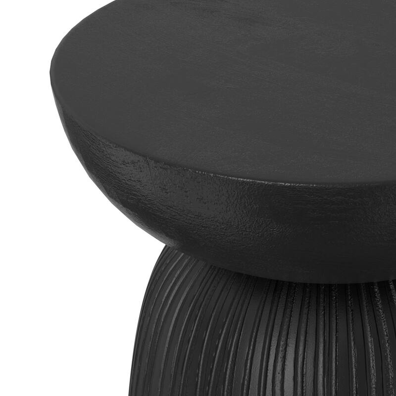 WYNDENHALL Willis 13" Wide Solid Wood Contemporary Accent Table & Fully Assembled - 12.6" D x 12.6" W x 17.7" H
